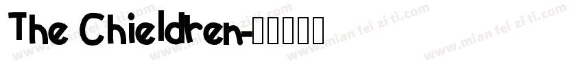 The Chieldren字体转换